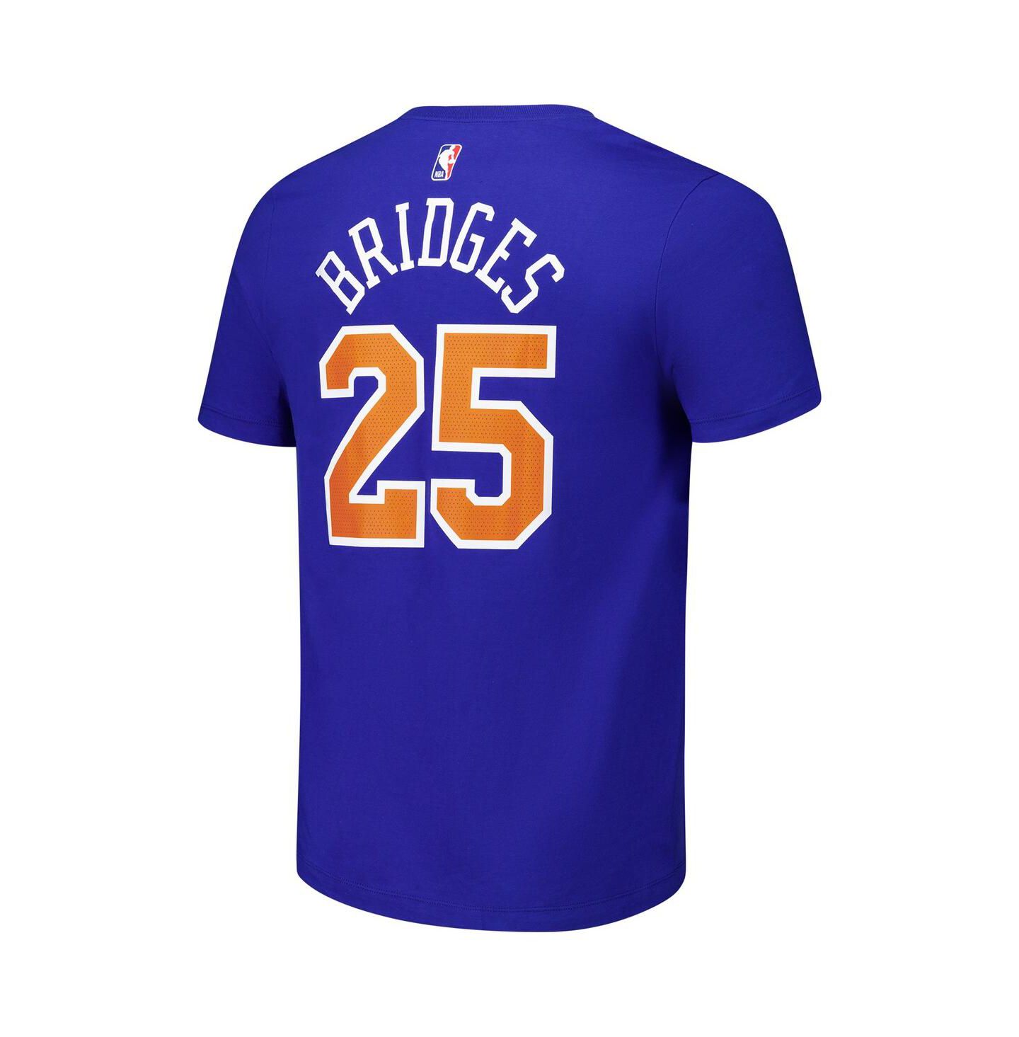 Футболка Nike Mikal Bridges Blue New York Knicks Name & Number — фото 2