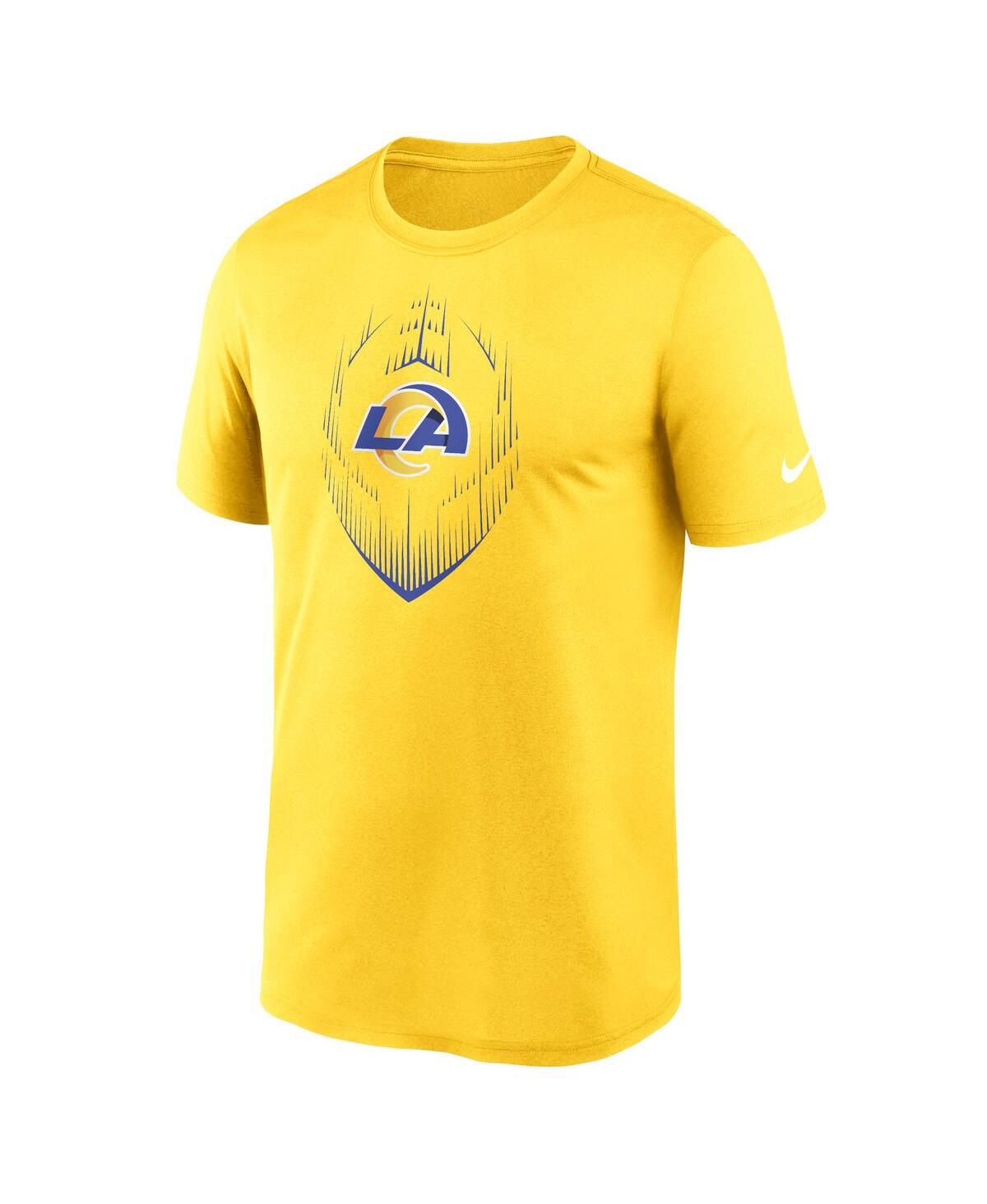 Nike Men's Gold Los Angeles Rams Primetime Legend Icon Performance T-shirt In Gold