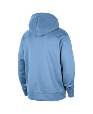 Men's Light Blue Memphis Grizzlies 2024/25 Spotlight On-Court Practice Performance Pullover Hoodie