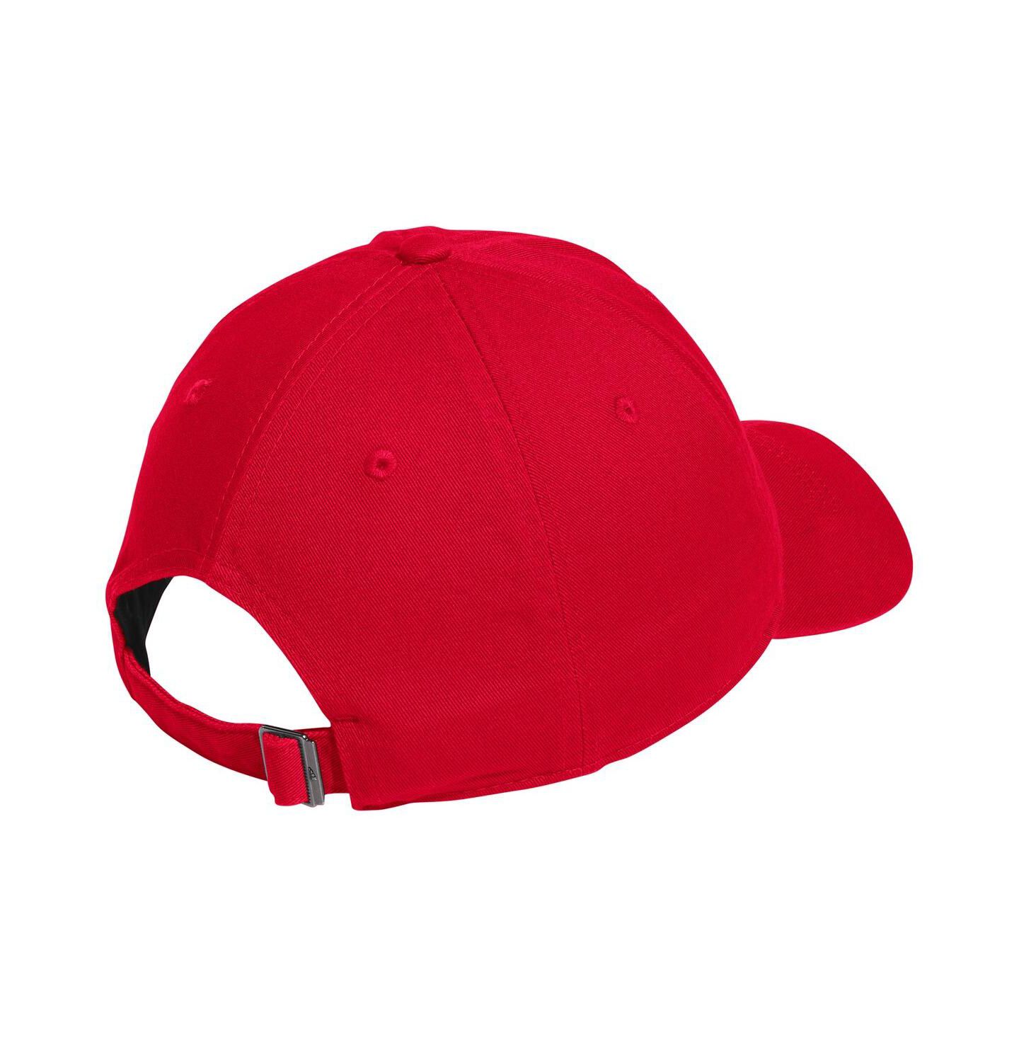Мужская кепка adidas Scarlet Nebraska Huskers Locker Room Wordmark Slouch Adjustable Hat — фото 2
