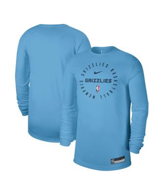 Nike - Men's Light Blue Memphis Grizzlies 2024/25 Legend On-Court Practice Long Sleeve T-Shirt