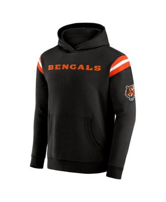 Men's Charcoal Cincinnati Bengals Football Washed Pullover Hoodie
