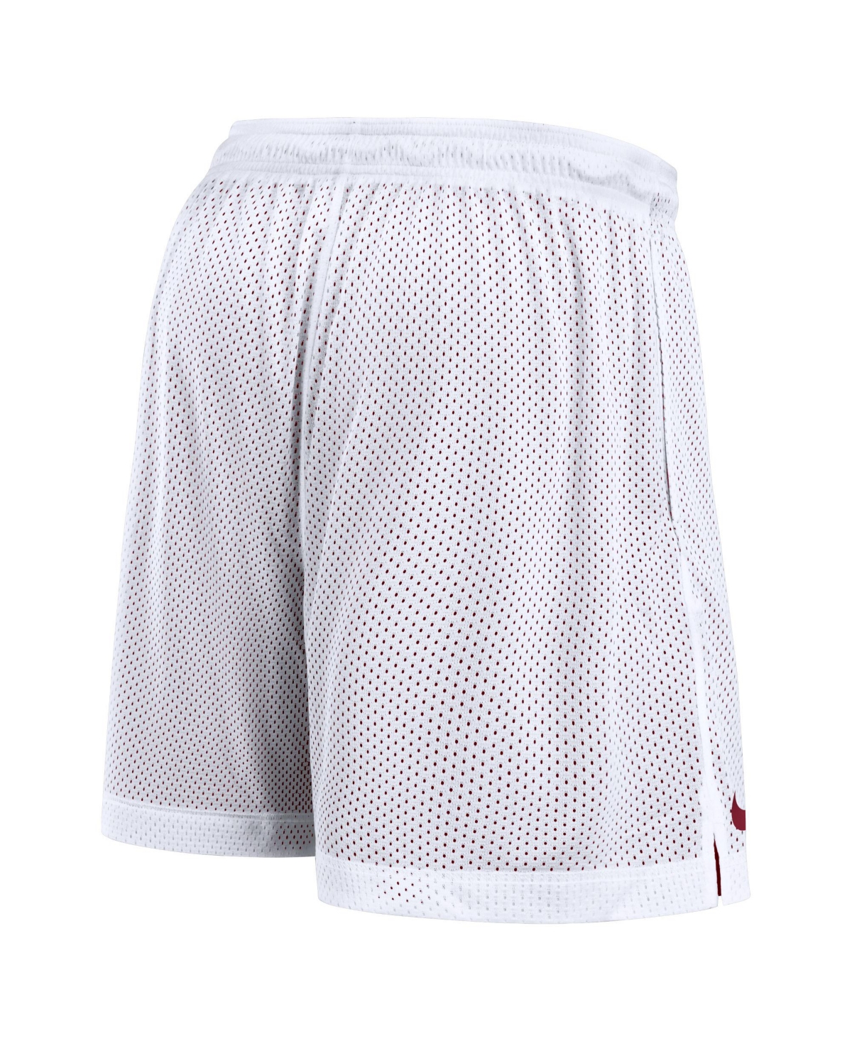 Nike Men's White/crimson Alabama Crimson Tide Primetime Reversible Performance Shorts In White,crimson