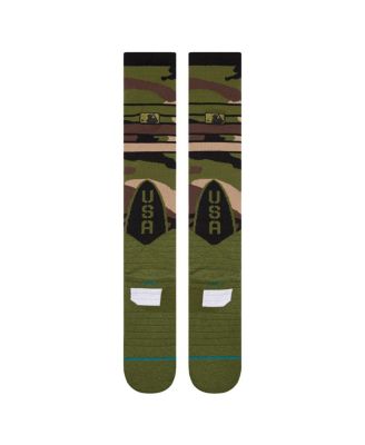 Men's and Women's MLB 2024 Armed Forces Day FEEL360 OTC Socks