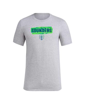 Men's Heather Gray Seattle Sounders FC Local Pop AEROREADY T-Shirt