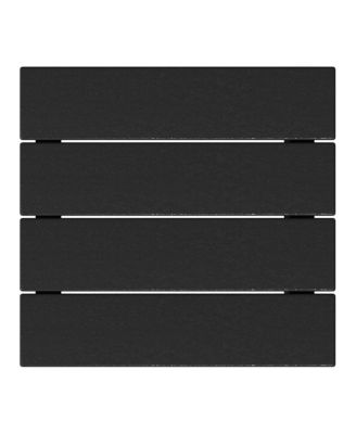 Kids 3-Piece Outdoor HDPE Adirondack Chairs With Square Side Table Set