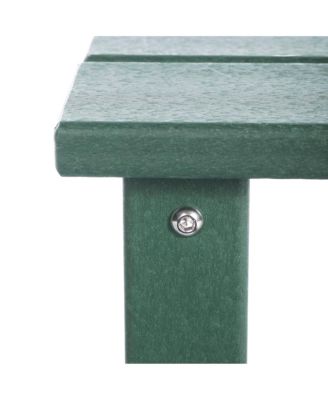 Kids 3-Piece Outdoor HDPE Adirondack Chairs With Square Side Table Set