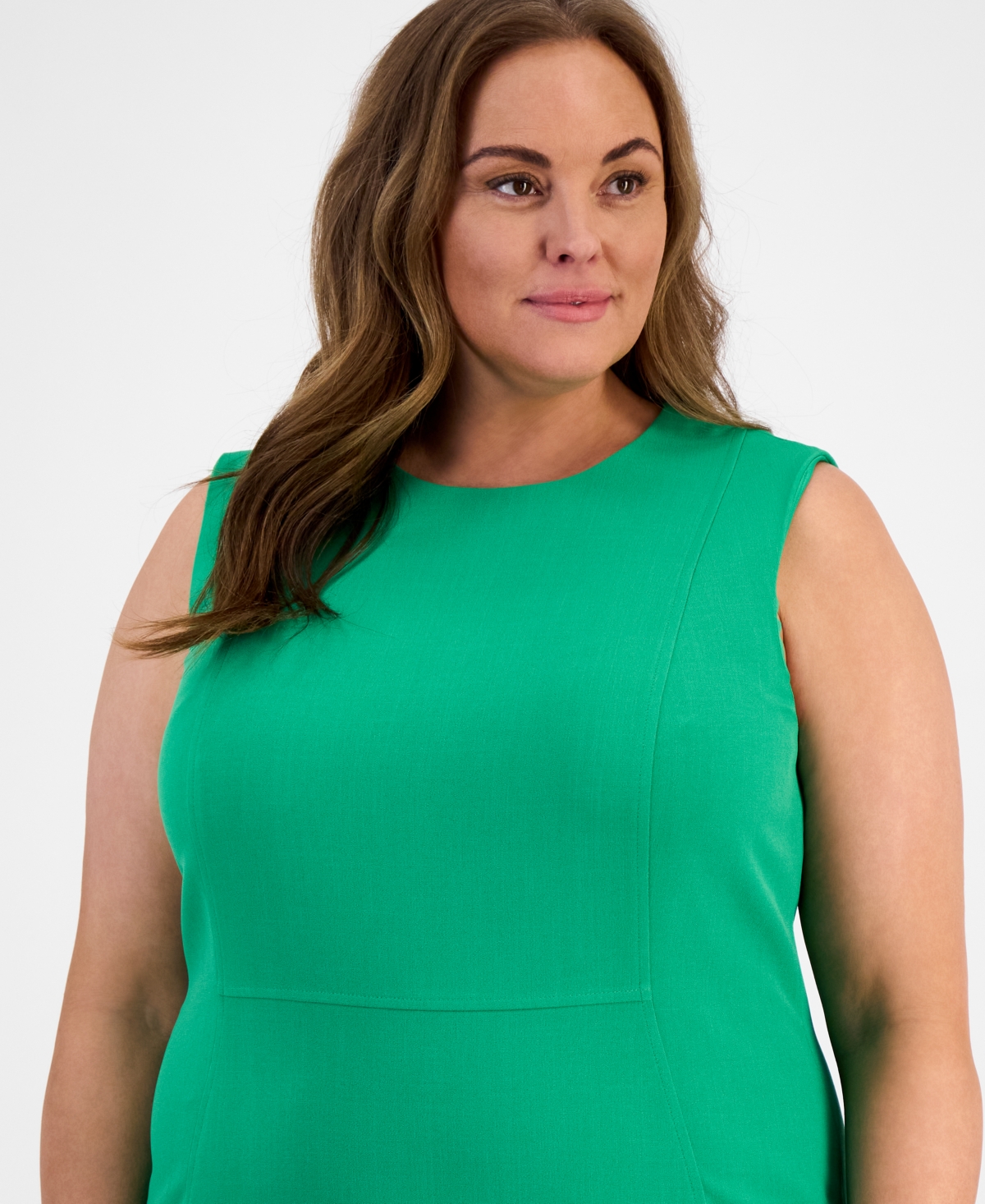 KASPER PLUS SIZE SHEATH DRESS 