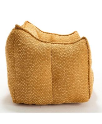 Comfortable Chenille Bean Bag Chair with Armrests for Living Rooms, Bedrooms, Gaming and Watching TV