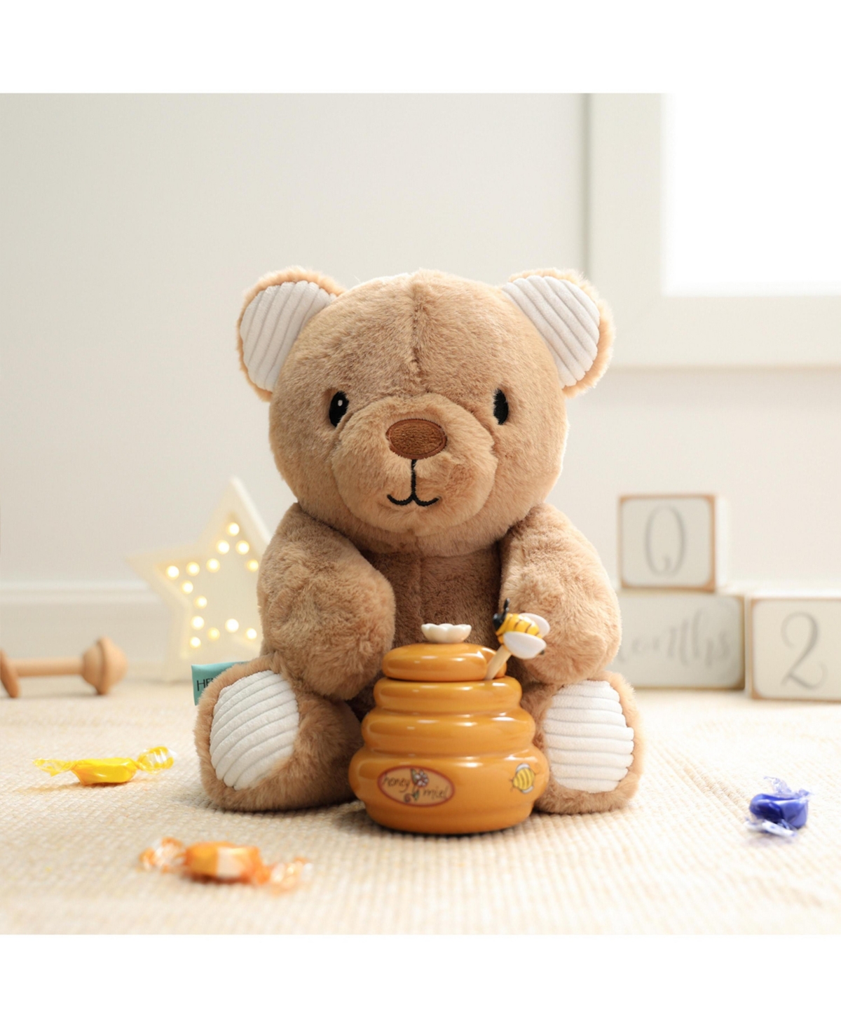 The Peanutshell Bear, 10" Baby Stuffed Animal Plush Toy