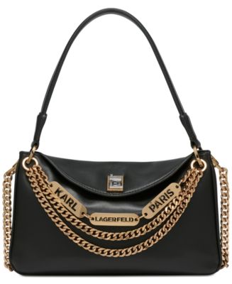 KARL LAGERFELD PARIS Nadine Leather Shoulder Bag Macy's