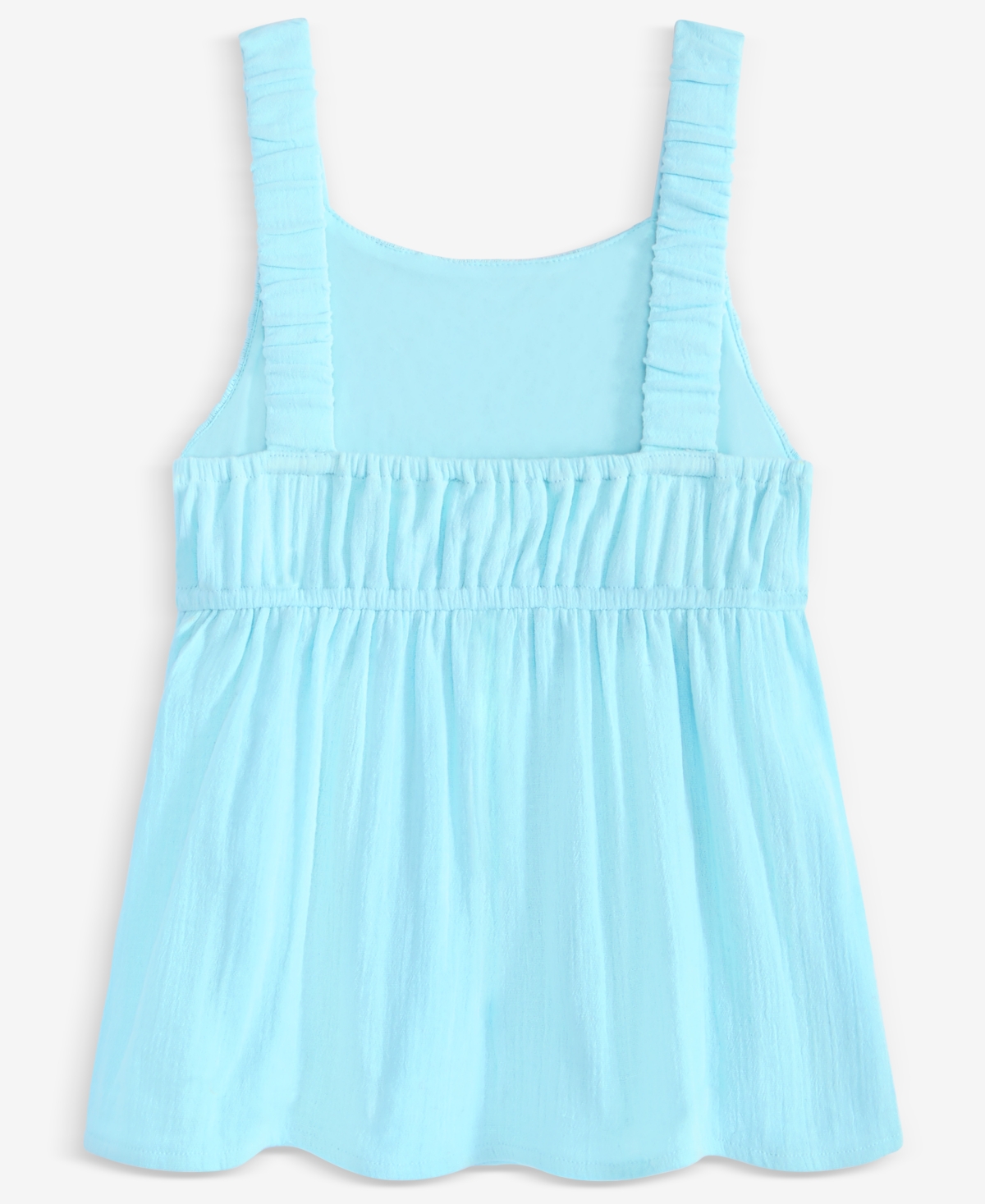 Epic Threads Kid Girl Cotton Crochet Swing Tank Top, Exclusively At Macy's In Crystal Bl