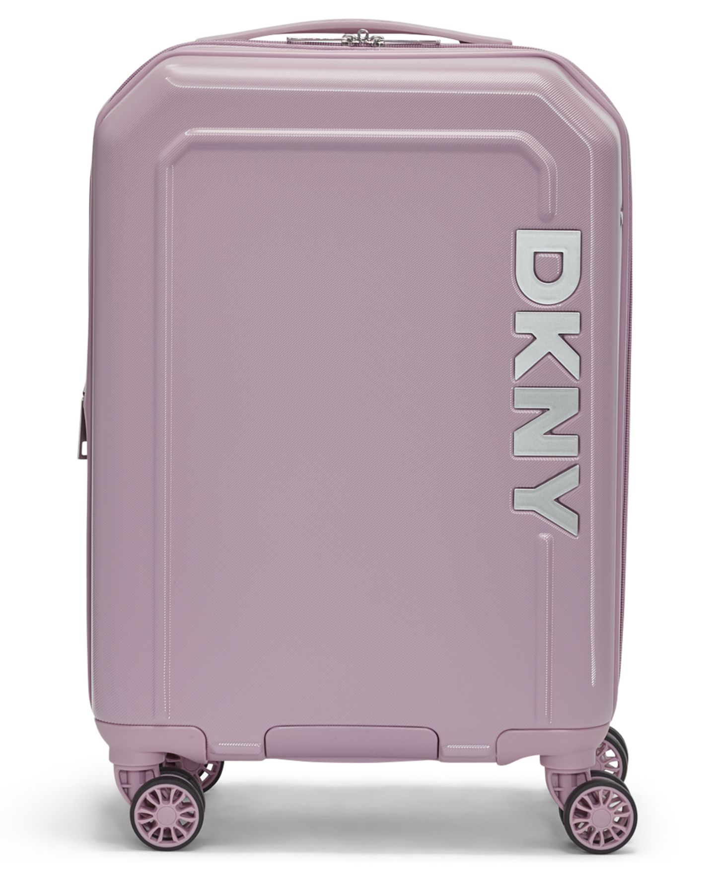 Чемодан DKNY Clean Cut Small Carry-on Spinner, цвет: Лавандовый — фото 2