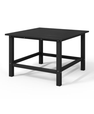 Kids Outdoor Patio Furniture HDPE 30" Wide Square Dining Table