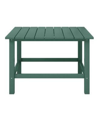 Kids Outdoor Patio Furniture HDPE 30" Wide Square Dining Table