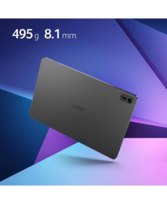Iconia Tab P10 P10-21Q-870Q Tablet | 10.4" QLED Quantum Dot 90Hz IPS Touch | MediaTek Helio G99 Octa-Core CPU | 6GB RAM | 128GB UFS | Wi-Fi 5 | 5MP & Rear 13MP Webcam | Bumper Case | Android 14