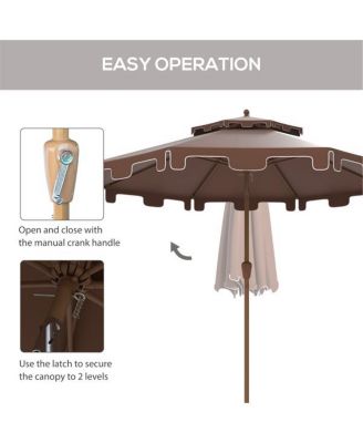 Outdoor Beach Umbrella – Portable and UV-Protected Shade for Beach, Patio, or Outdoor Activities