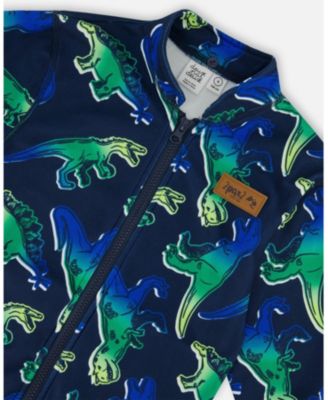 Toddler Boys 3-In-1 Mid-Season Outerwear Set Royal Blue And Green Gradient - Toddler|Child