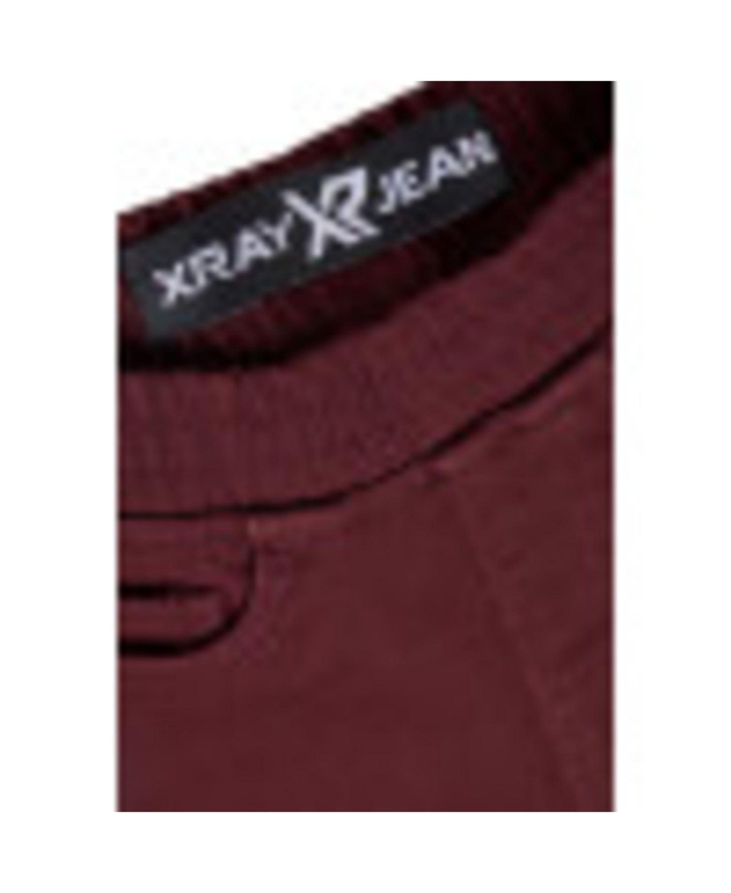 Брюки XRAY Elastic Waist Five Pocket Commuter для мальчиков, цвет: Бордовый — фото 3