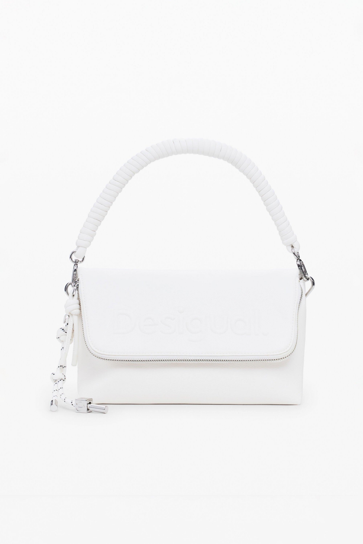 Women's 3D logo crossbody bag - White