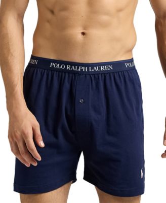 Men's 3-Pk. Cotton Classic Knit Boxers