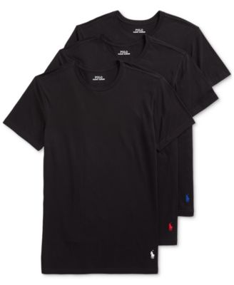 Polo Ralph Lauren - Men's 3-Pk. Cotton Slim-Fit Crewneck Undershirts