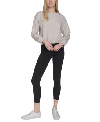 Women's Logo Fleece Bubble Hem Top