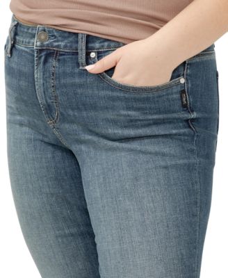 Plus Size Suki Curvy-Fit Cropped Denim Jeans