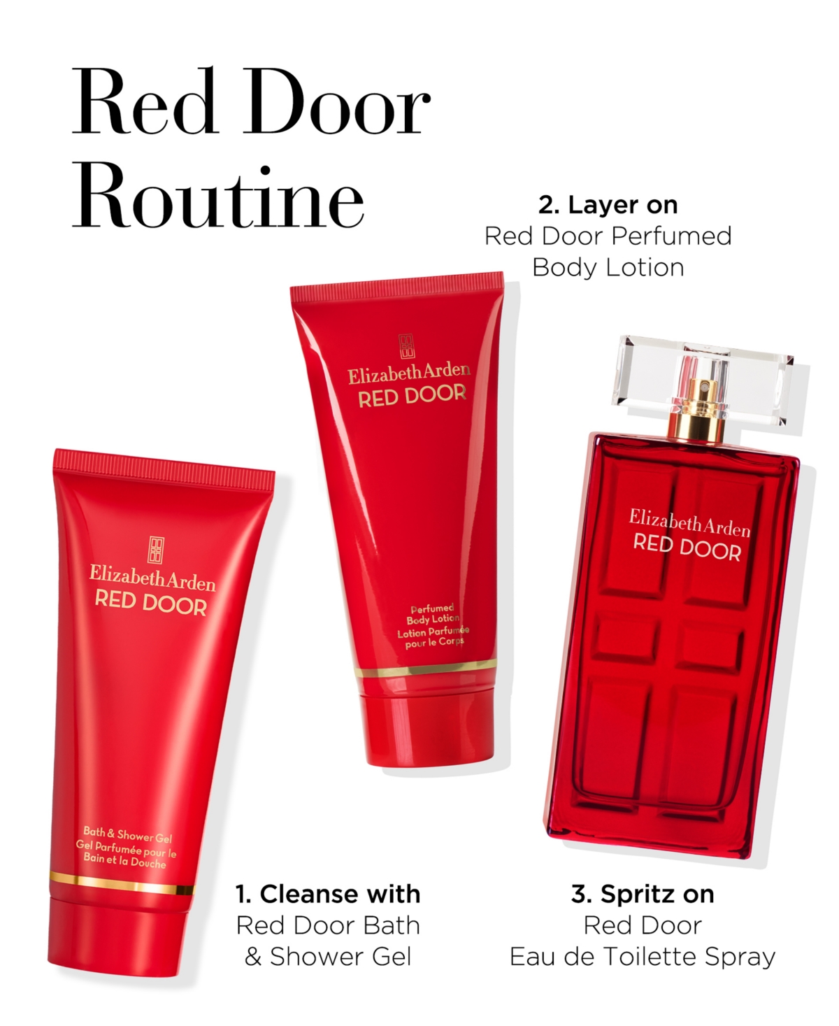 Elizabeth Arden 3-pc. Red Door Eau De Toilette Gift Set In No Color