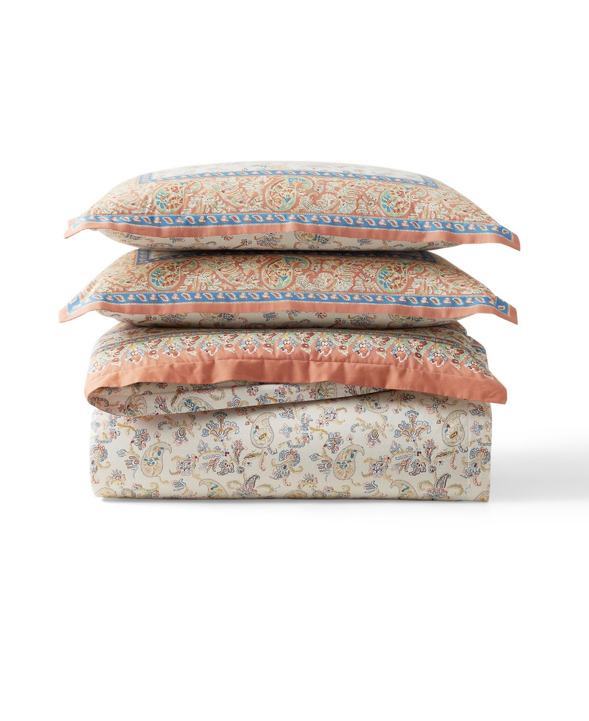 Ralph Lauren Bering Paisley 3-pc. Comforter Set, Full/queen In True Cream Multi