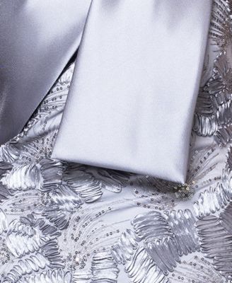 Women's Bow-Trim Soutache One-Shoulder Dress