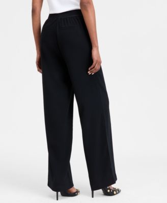 Women's Straight-Leg Pull-On Pants, Exclusively at Macy's