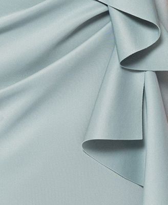 Scuba Off-The-Shoulder Gown