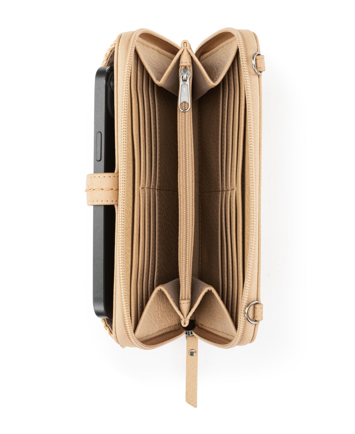 The Sak Iris Crochet Smartphone Convertible Crossbody Wallet