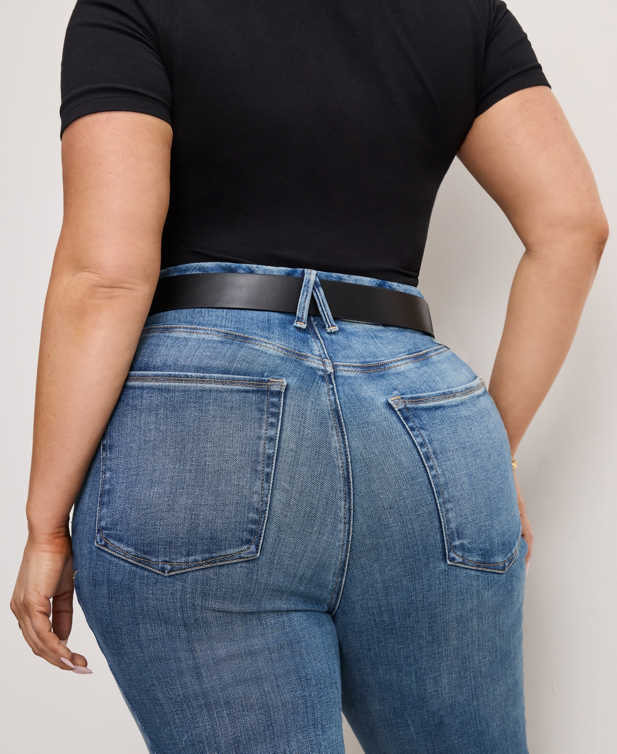 Good American Women's Soft Tech Good Bootcut Jeans In Indigo