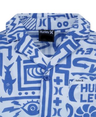 Big Boys Short-Sleeve Printed Camp Shirt 