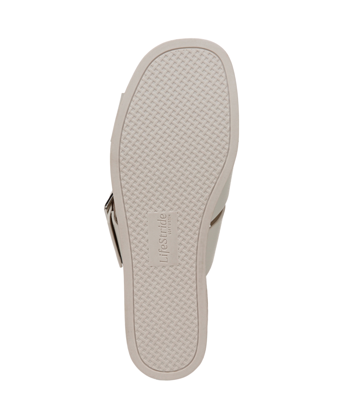 LIFESTRIDE WOMEN'S GETAWAY OPEN SQUARE TOE PLATFORM SLIDE SANDALS 