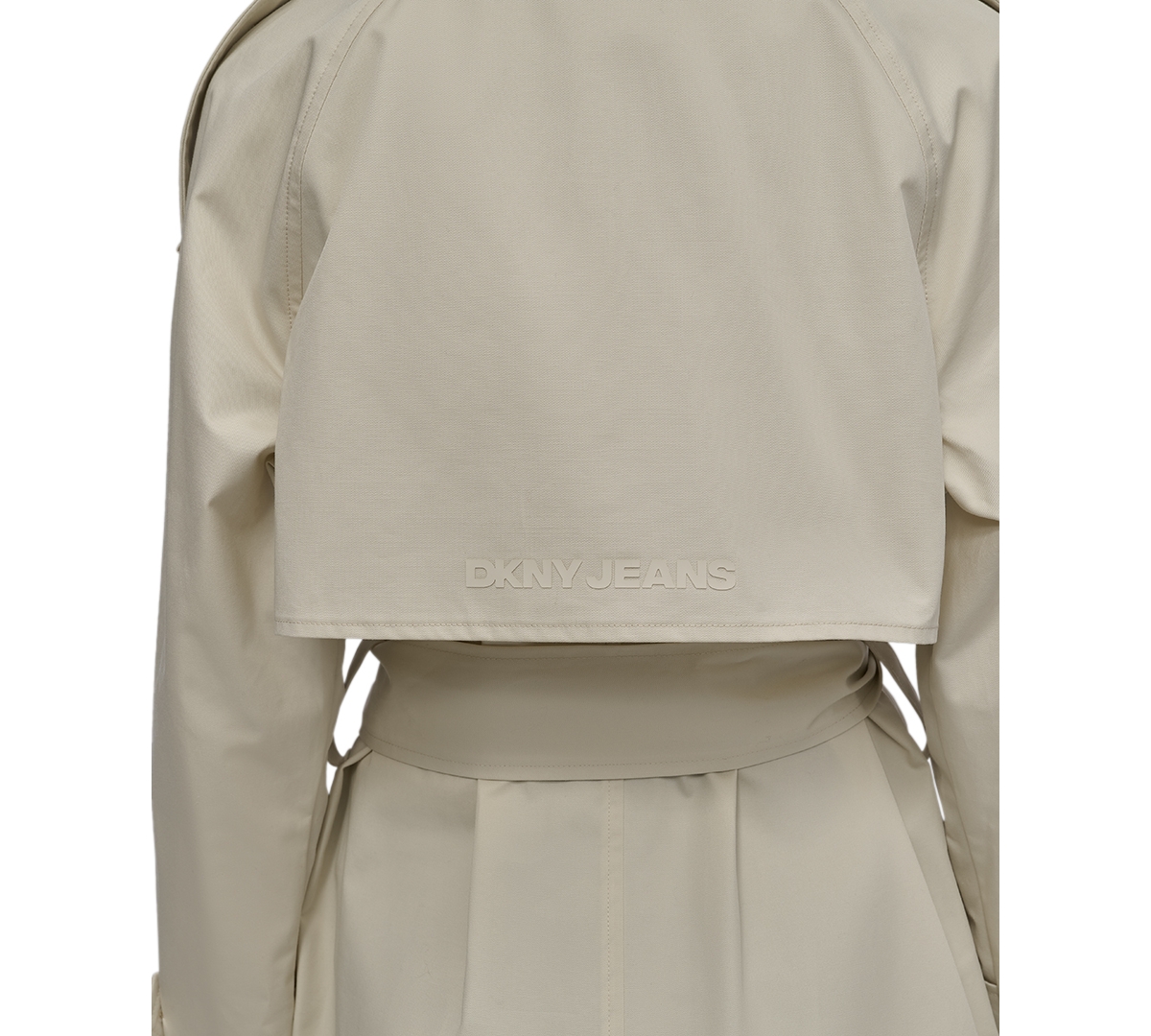DKNY JEANS WOMEN'S COTTON DOUBLE-BREASTED TRENCH COAT 