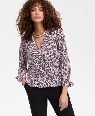 I.N.C. International Concepts - Women's V-Neck Long-Sleeve Top