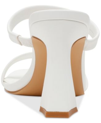 Women's Yorke Two-Band Square-Toe High-Heel Dress Sandals