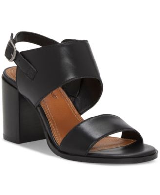 Lucky Brand - Women's Dinzin Two-Strap Block-Heel Sandals