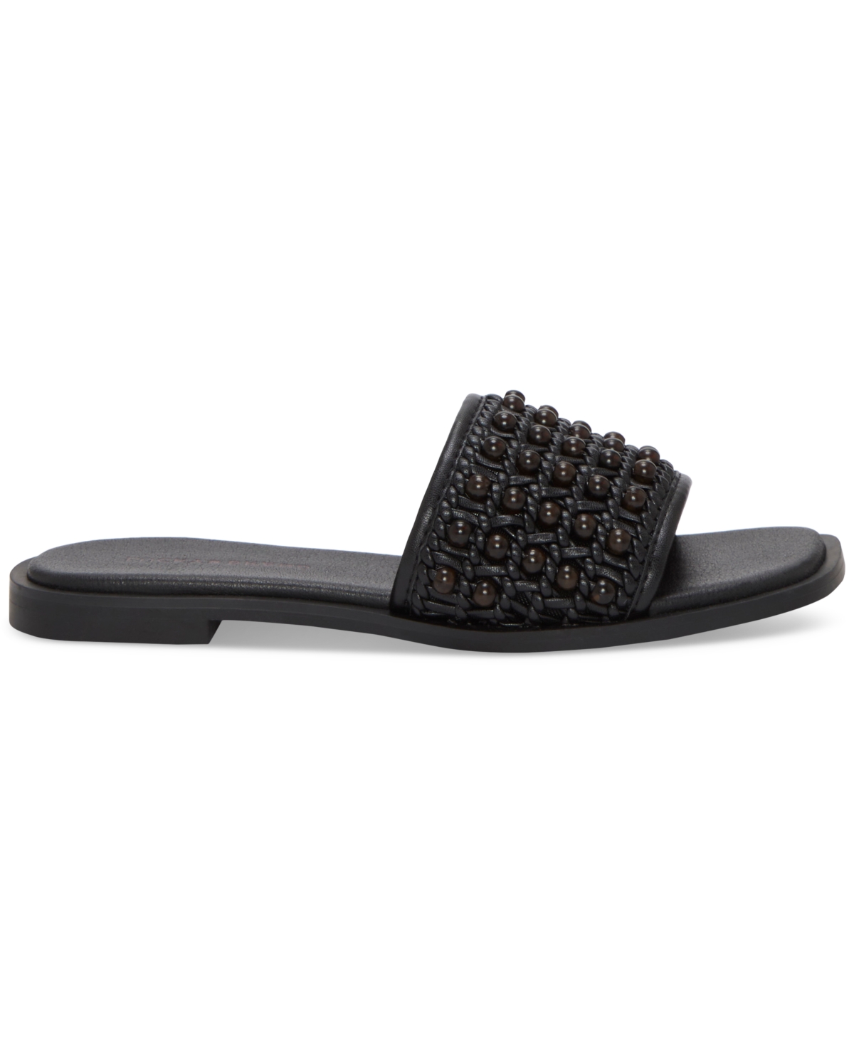 LUCKY BRAND WOMEN'S GIDYA BEADED SLIDE FLAT SANDALS 