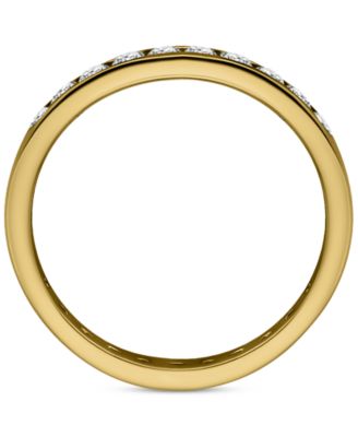 Cubic Zirconia Eternity Band in 18k Gold-Plated Sterling Silver, Exclusively at Macy's