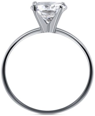Cubic Zirconia Solitaire Ring, Exclusively at Macy's