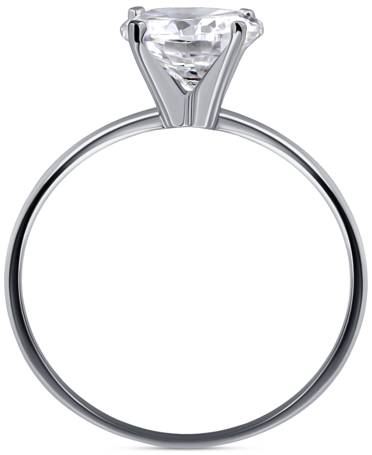 GIANI BERNINI CUBIC ZIRCONIA SOLITAIRE RING, EXCLUSIVELY AT MACY'S 