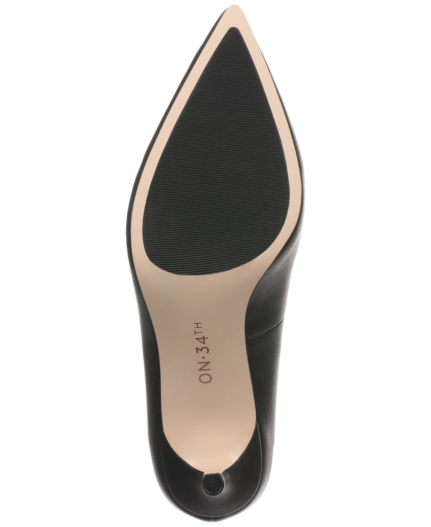 Женские туфли On 34th Mariahh Pointed-Toe Stiletto Heel Pumps, цвет: Чёрный гладкий — фото 5