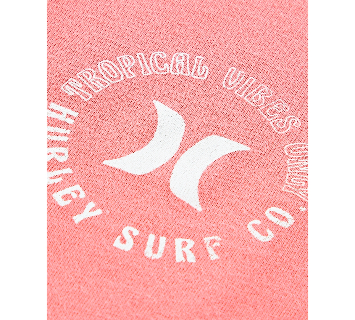 Shop Hurley Big Girls Tropical Vibes Only Graphic T-shirt In Sunset Coral