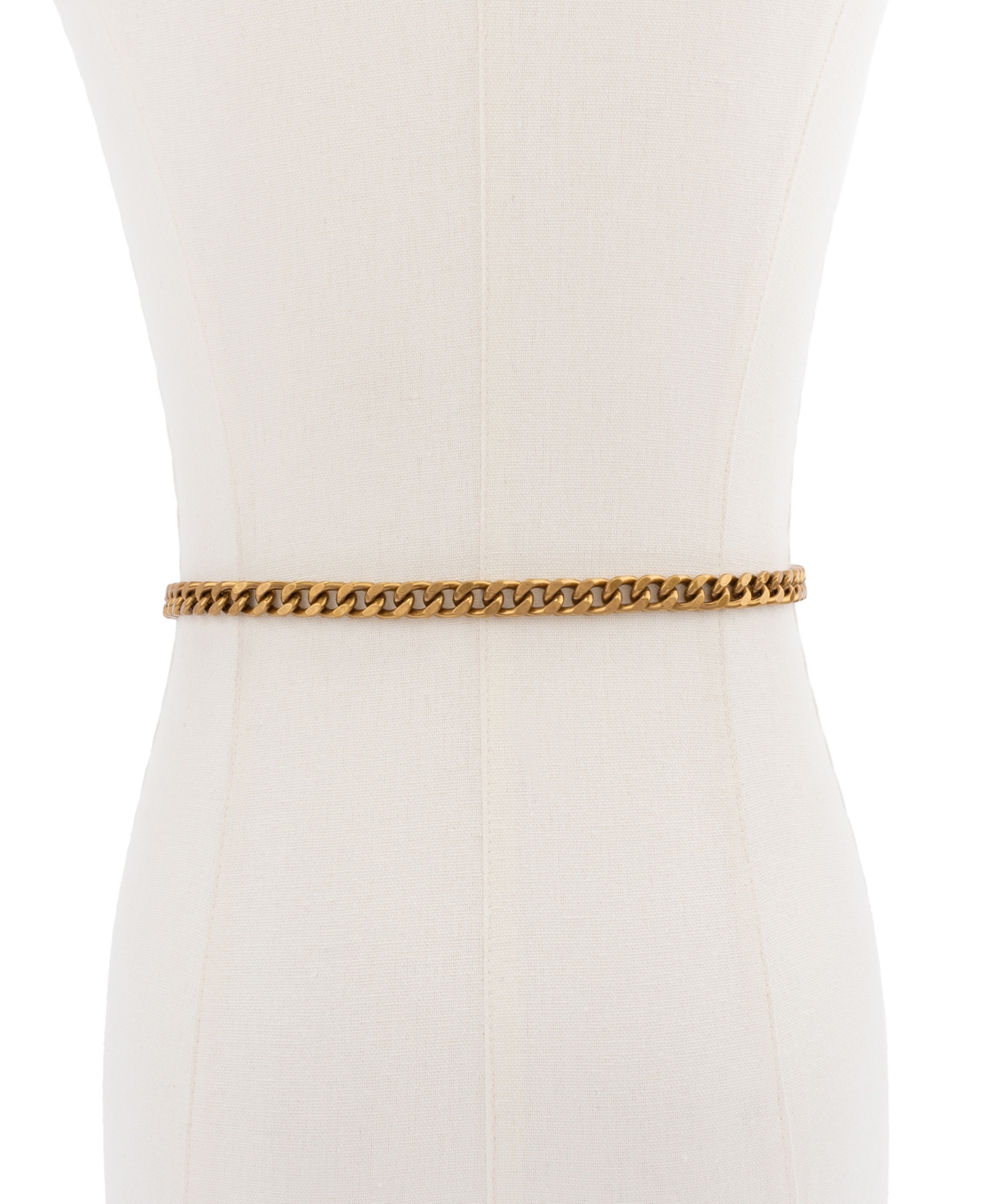 Michael Kors Women's Gradient Swag Chain Belt In Antique Gold