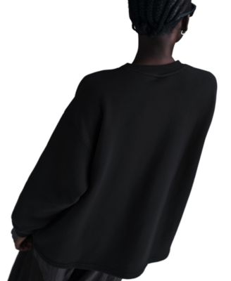売れ筋商品|||ナイキ カットソー トップス レディース Sportswear Women's Oversized Crewneck French Terry Sweatshirt Black/sail Nike Sportswear Women's Oversized Crewneck French Terry