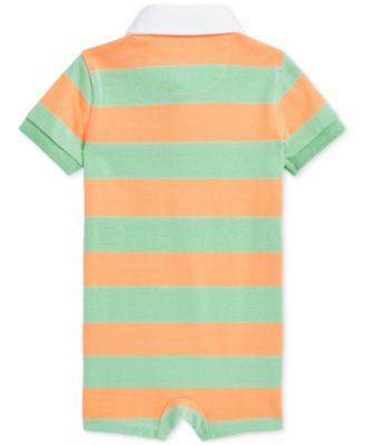 Baby Striped Rugby Shortalls